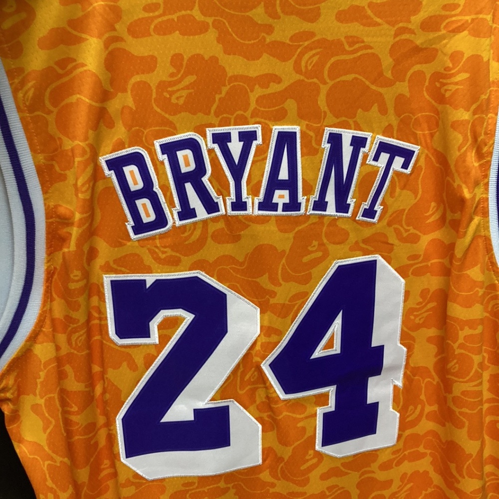 Kobe Bryant Bape Mitchell and Ness Jersey